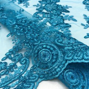 Payet İşlemeli Dantel Kumaş Payet İşlemeli Dantel Kumaş