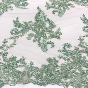 Taş İşlemeli Dantel Kumaş Taş İşlemeli Dantel Kumaş