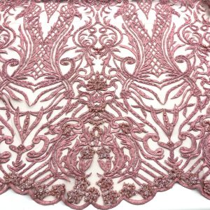 Taş İşlemeli Dantel Kumaş Taş İşlemeli Dantel Kumaş