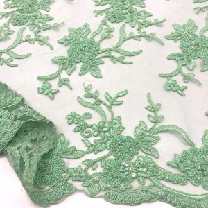 Taş İşlemeli Dantel Kumaş Taş İşlemeli Dantel Kumaş