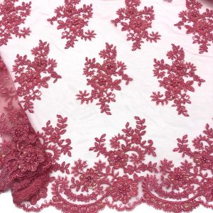 Taş İşlemeli Dantel Kumaş Taş İşlemeli Dantel Kumaş