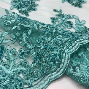 Taş İşlemeli Dantel Kumaş Taş İşlemeli Dantel Kumaş