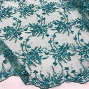 Taş İşlemeli Dantel Kumaş Taş İşlemeli Dantel Kumaş