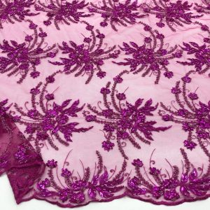 Taş İşlemeli Dantel Kumaş Taş İşlemeli Dantel Kumaş