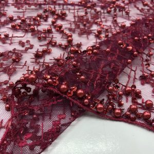 Taş İşlemeli Dantel Kumaş Taş İşlemeli Dantel Kumaş