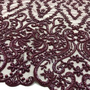 Taş İşlemeli Dantel Kumaş Taş İşlemeli Dantel Kumaş
