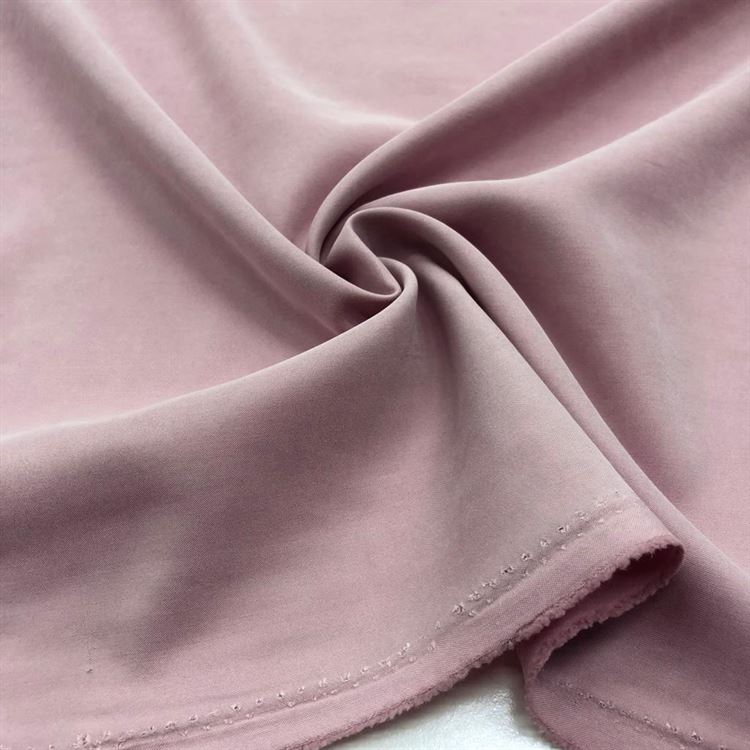 Taşlanmış Cupra Kumaş Pudra