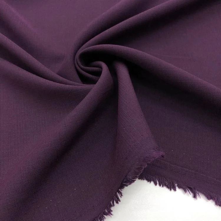 Taşlanmış Keten Kumaş Mürdüm