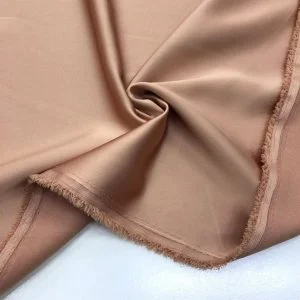 Asetat Saten Kumaş Karamel