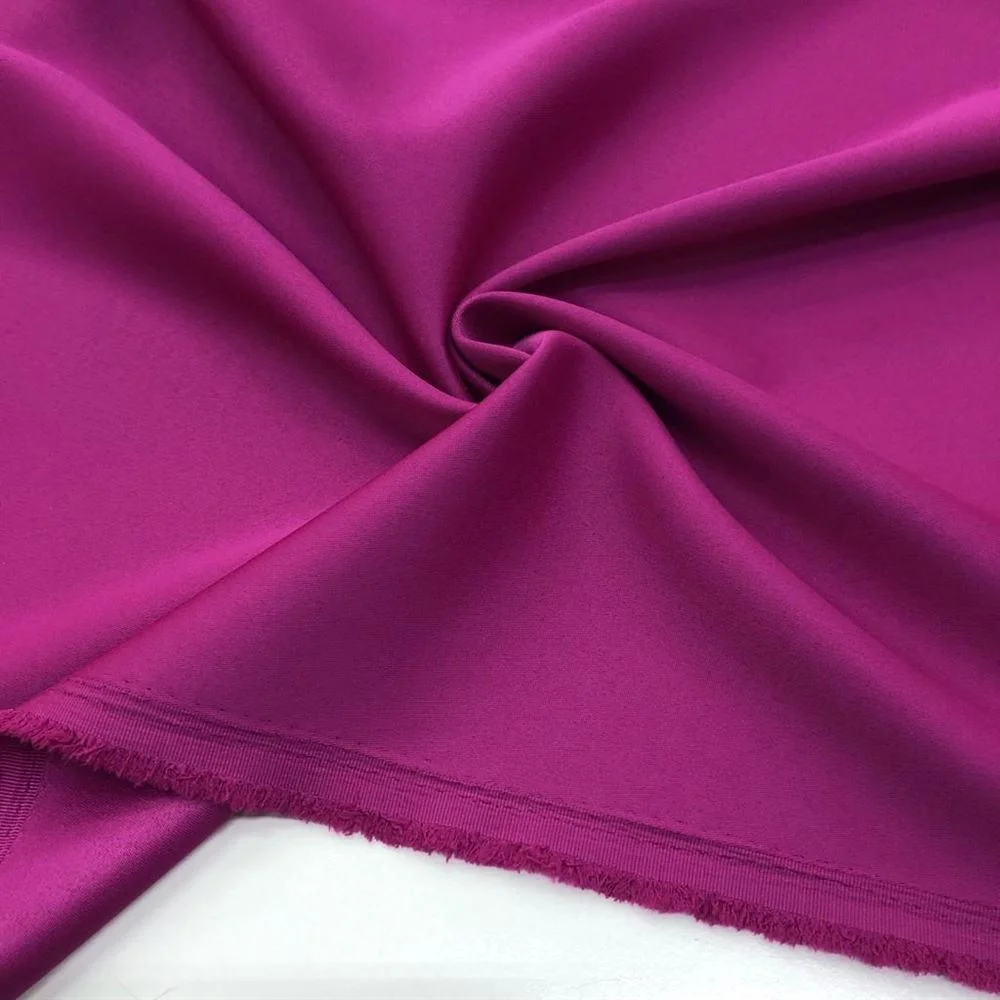 Asetat Saten Kumaş Koyu Pembe