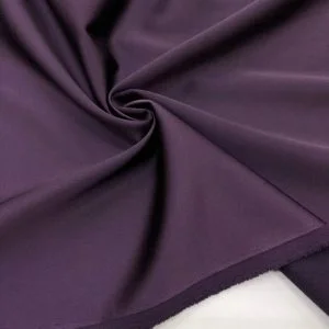 Asetat Saten Kumaş Patlıcan Moru