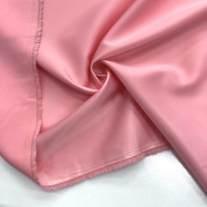 Asetat Saten Kumaş Şeker Pembe Asetat Saten Kumaş Şeker Pembe