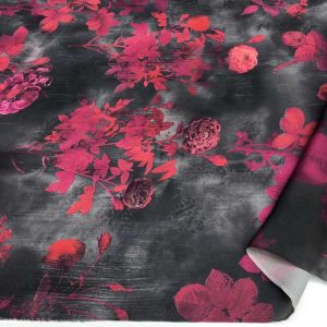 Desenli Saten Kumaş