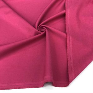 Desenli Gabardin Kumaş Fuşya