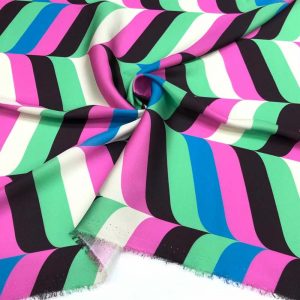 İpek Desenli Saten Kumaş