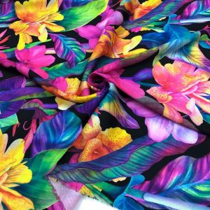 İpek Desenli Saten Kumaş