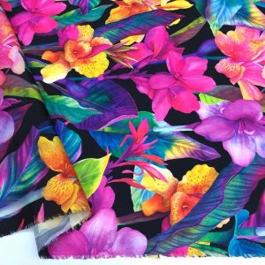 İpek Desenli Saten Kumaş