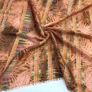 İpek Desenli Saten Kumaş