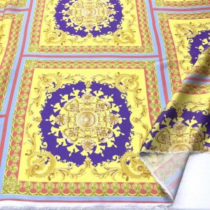 İpek Desenli Saten Kumaş