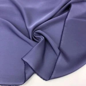 İtalyan Saten Kumaş Açık İndigo