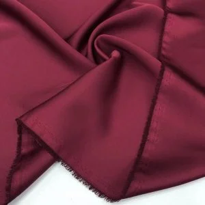 İtalyan Saten Kumaş Bordo