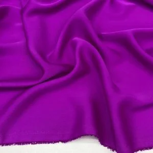 İtalyan Saten Kumaş Fuşya