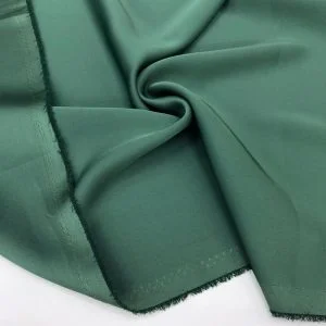 İtalyan Saten Kumaş Koyu Çağla Yeşili