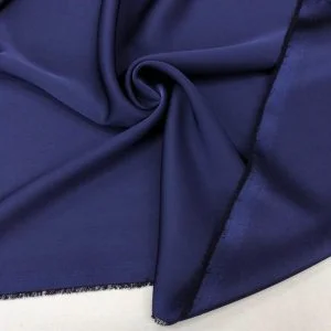 İtalyan Saten Kumaş Lacivert