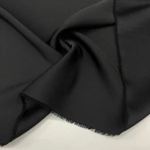 İtalyan Saten Kumaş Siyah