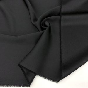 İtalyan Saten Kumaş Siyah