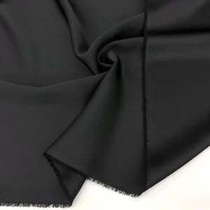 İtalyan Saten Kumaş Siyah