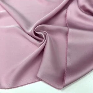 İtalyan Saten Kumaş Toz Pembe