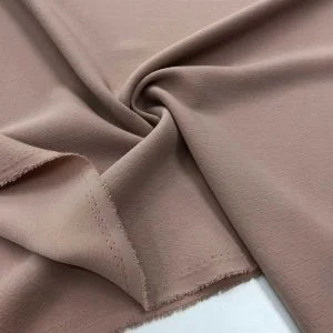 Kendinden Desenli Krep Kumaş Kirli Pudra