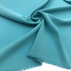 Kristal Krep Kumaş Pastel Mavi