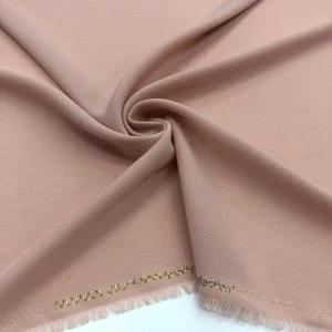 Kristal Krep Kumaş Somon