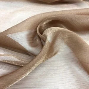 Simli Organze Tül Kumaş