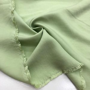 Taşlanmış Cupra Kumaş Açık Fıstık Yeşili