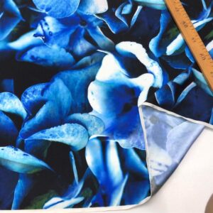 Desenli %100 İpek Saten Kumaş