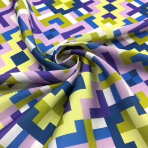 İpek Desenli Saten Kumaş