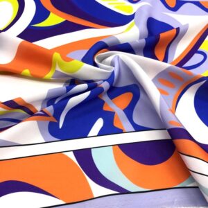 İpek Desenli Saten Kumaş