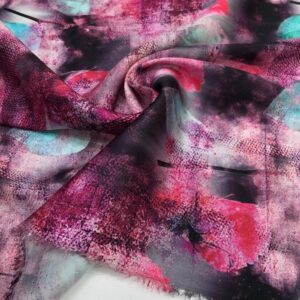 İpek Desenli Saten Kumaş