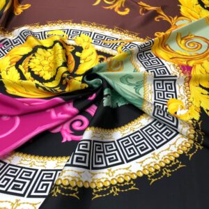 İpek Desenli Saten Kumaş