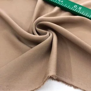 Likra Krep Kumaş Camel