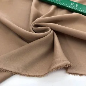 Likra Krep Kumaş Camel