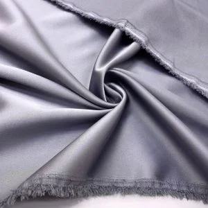 Asetat Saten Kumaş Gri