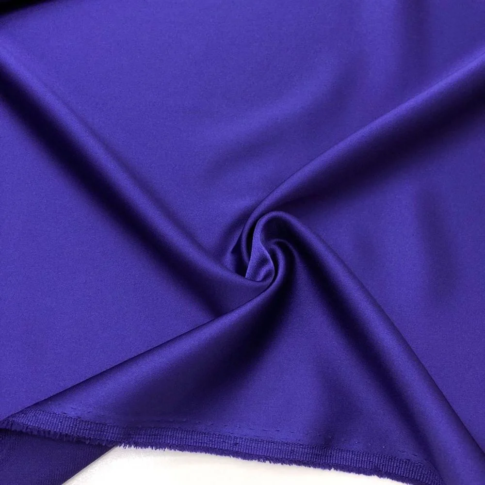 Asetat Saten Kumaş Morcivert