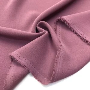 Double Krep Kumaş Açık Gül Kurusu