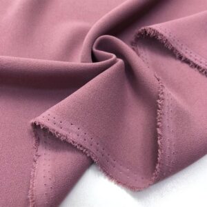 Double Krep Kumaş Açık Gül Kurusu