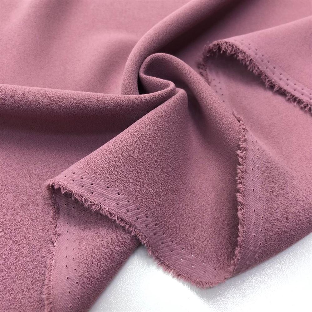 Double Krep Kumaş Açık Gül Kurusu Double Krep Kumaş Açık Gül Kurusu