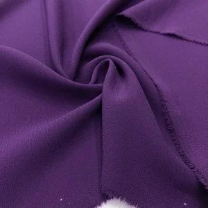 Double Krep Kumaş Açık Mor